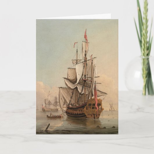 C.穏やかな中で出荷 | Peter Monamy カード (正面)