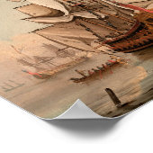 C.穏やかな中で出荷 | Peter Monamy ポスター (角)