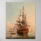 C.穏やかな中で出荷 | Peter Monamy ポスター (正面)