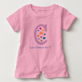 C_色の金魚の数々の多さ2 ベビーTシャツ