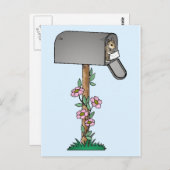 C.郵便受けのチプムンク ポストカード (正面/裏面)