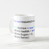 C#鋭いプログラマーコーヒー・マグ コーヒーマグカップ (正面左)