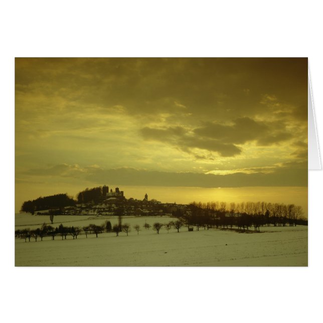 c.1100で造られる町Stolpen (正面横)