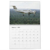 C-12ヒューロン カレンダー (2月 2027)