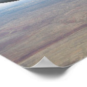 C-130ヘラクレスが空を飛び越える ポスター (角)