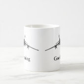 C-130ヘラクレスのおはようのマグ コーヒーマグカップ (中央)