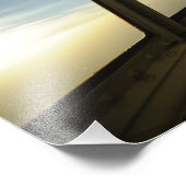 C-130ヘラクレスパイロットが地平線を走査する フォトプリント (角)