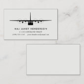 C-130ヘラクレスプロフェッショナルパイロット 名刺 (正面/裏面)