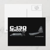 C-130ヘラクレス ポストカード (正面/裏面)