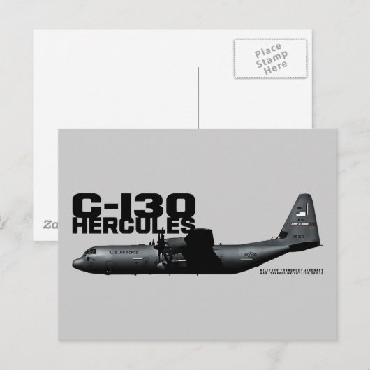 C-130ヘラクレス ポストカード (正面/裏面)