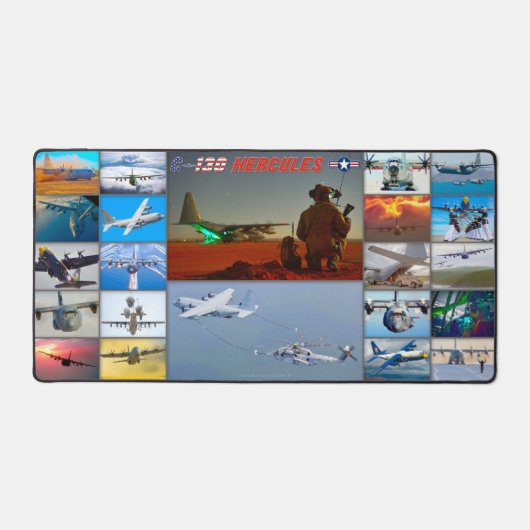 C-130ヘラクレス「モンタージュ」 デスクマット (正面)