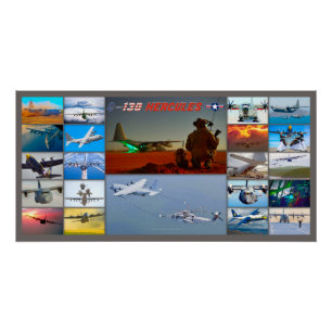 C-130ヘラクレス「モンタージュ」 ポスター