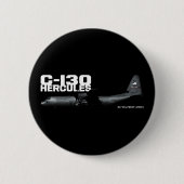 C-130ヘラクレス 缶バッジ (正面)