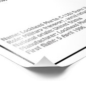 C-130ヘラクレス – 飛行機の設計図プランBD フォトプリント            (角)