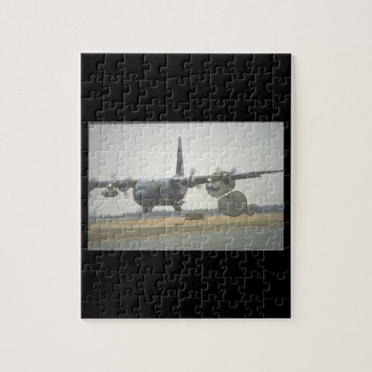 C-130ヘラクレスLAPESのcargo_Military航空機 ジグソーパズル (縦)