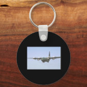 C-130ヘラクレスTransport_軍隊航空機 キーホルダー (正面)