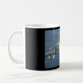 C-130ヘラクレスTransport_Militaryの航空機 コーヒーマグカップ (左)