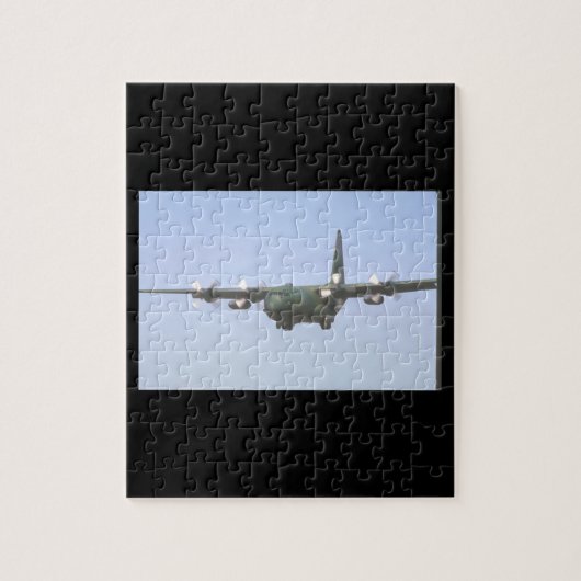 C-130ヘラクレスTransport_Militaryの航空機 ジグソーパズル (縦)