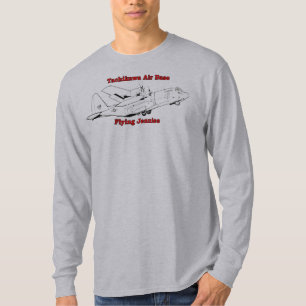 C-130立川町の航空基地の飛んでいるな自動起重機 Tシャツ