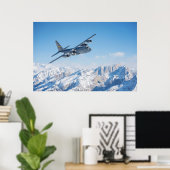 C-130航空機 ポスター (ホームオフィス)