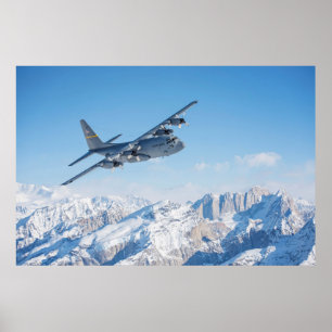 C-130航空機 ポスター