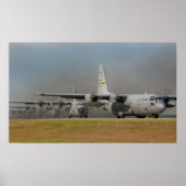 C-130航空機 ポスター (正面)