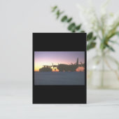 C-130 Herculesの輸送being_軍隊航空機 ポストカード (スタンド正面)