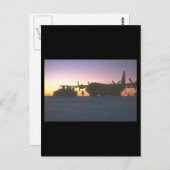 C-130 Herculesの輸送being_軍隊航空機 ポストカード (正面/裏面)