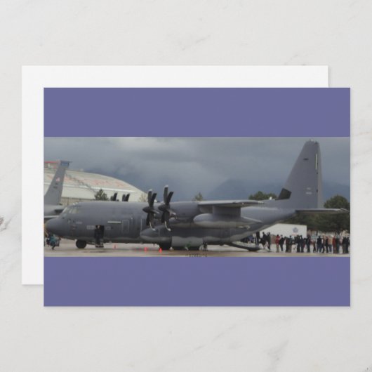 C-130 (Hill Air Force Base 2012招待) 招待状 (正面/裏面)