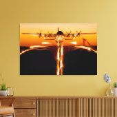 C-130Hヘラクレス24x36 キャンバスプリント (インサイチュ (リビング))