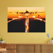 C-130Hヘラクレス40x60 キャンバスプリント (インサイチュ (リビング))