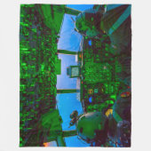 C-130Hヘラクレス フリースブランケット (正面)