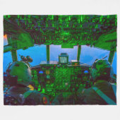 C-130Hヘラクレス フリースブランケット (正面(横))