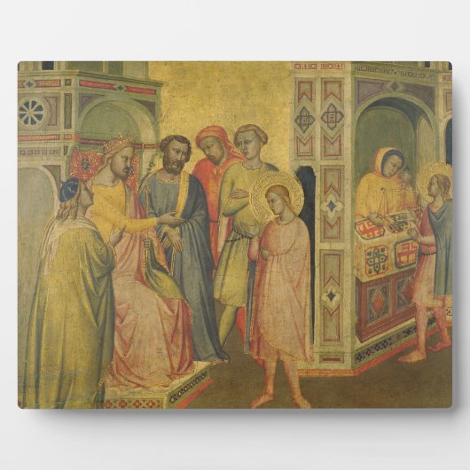 C.1365年C.1365年St.Eligius before King Clothar (パーに関 フォトプラーク (正面)