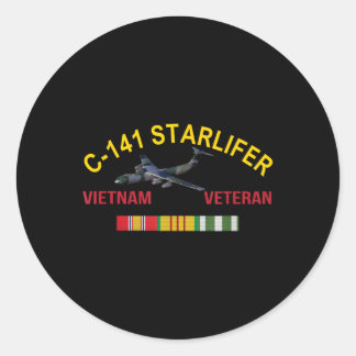 C-141スターリフターベトナム退役軍人スターリフターエアクラ ラウンドシール