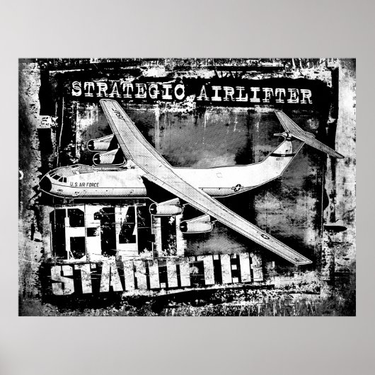 C-141スターリフターポスター ポスター (正面)