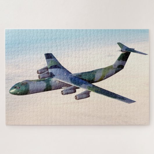 C-141 スターリフター 軍用戦略空輸機 ジグソーパズル (横)