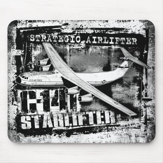 C-141 Starlifterのマウスパッドのマウスパッド マウスパッド (正面)