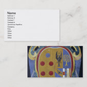 、c.1638 (pietraのdur Mediciロリーナの紋章付き外衣 名刺 (正面/裏面)