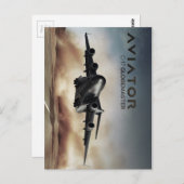 C-17グローバルマスター貨物飛行機 ポストカード (正面/裏面)