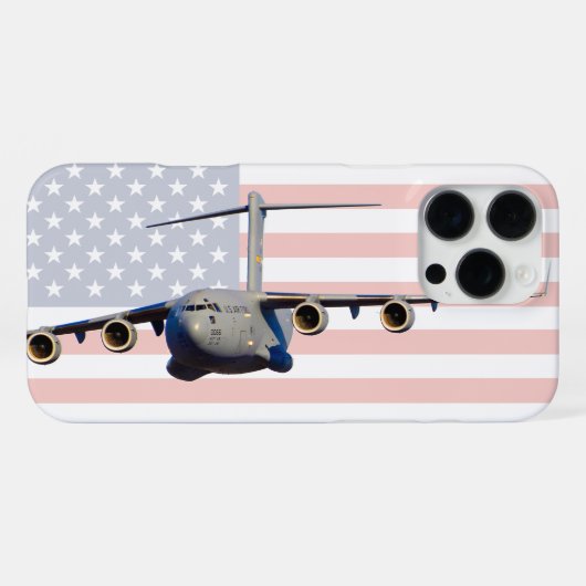 C-17 グローブマスターIII iPhoneケース (裏面横)