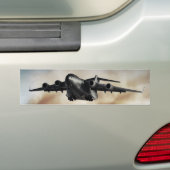 C-17 Globemasterの貨物飛行機 バンパーステッカー (車上)
