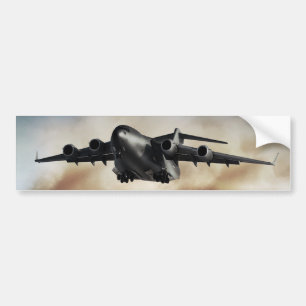 C-17 Globemasterの貨物飛行機 バンパーステッカー