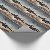 C-17 Globemasterの貨物飛行機 ラッピングペーパー (角)