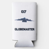 C-17 GLOBEMASTER 高精度・強力・使命 スリム缶クーラー (裏面)