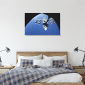 C-17 Globemaster IIIが燃料2を受け取る キャンバスプリント (インサイチュ (寝室))