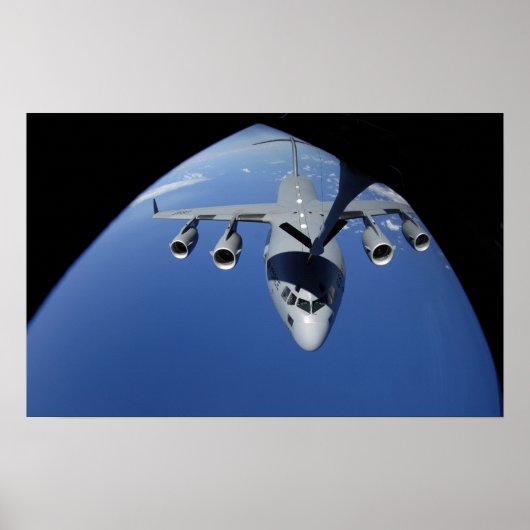 C-17 Globemaster IIIが燃料2を受け取る ポスター (正面)