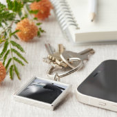 C-17 Globemaster IIIのフロントのクローズアップ キーホルダー (側面)