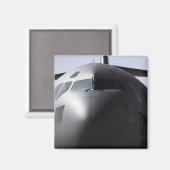C-17 Globemaster IIIのフロントのクローズアップ マグネット (正面/裏面)
