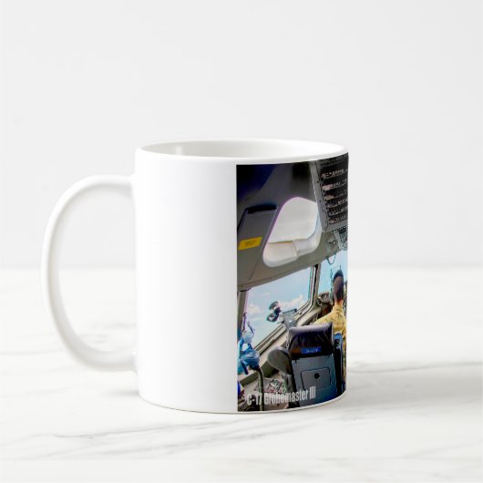 C-17 GLOBEMASTER IIIコックピット コーヒーマグカップ (左)